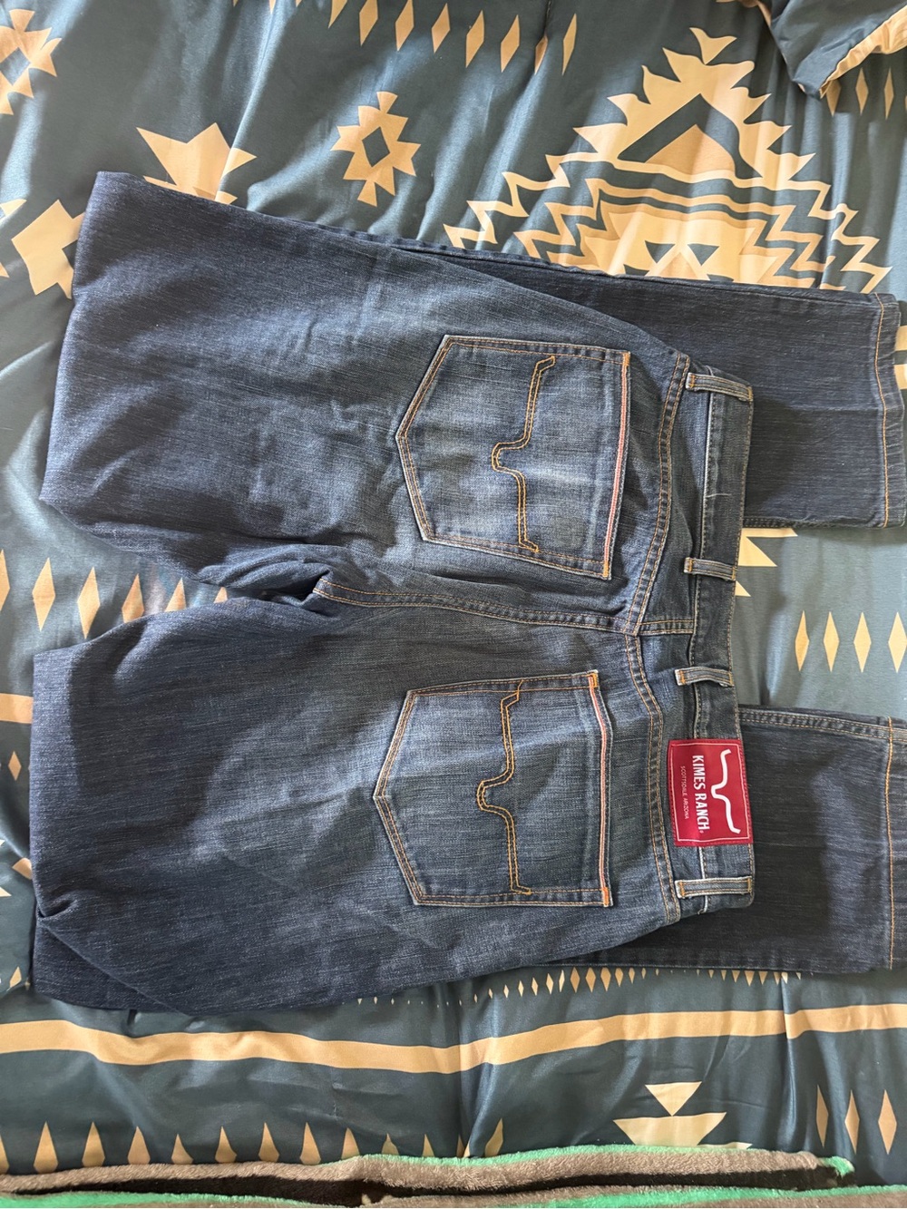 Kimes Ranch Dark Blue Relaxed Fit Jeans